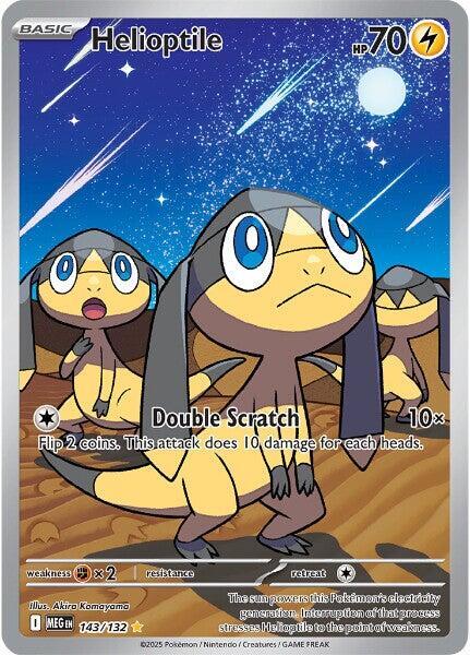 Pokemon Helioptile 143/188 Mega Evolution
