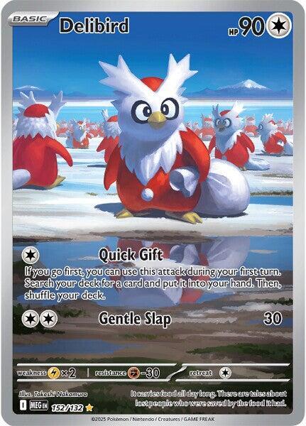 Pokemon Delibird 152/132 Mega Evolution