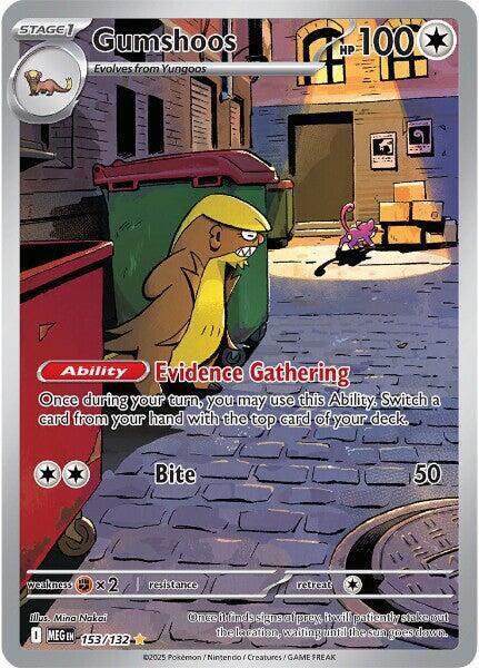 Pokemon Gumshoos 153/188 Mega Evolution