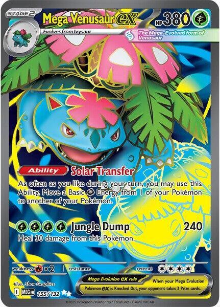 Pokemon Mega Venusaur ex 155/188 Mega Evolution