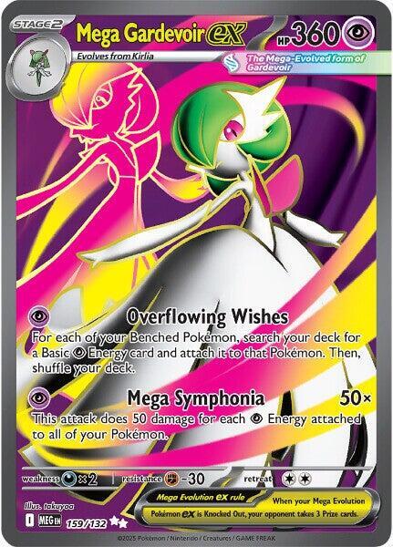 Pokemon Mega Gardevoir ex 159/188 Mega Evolution