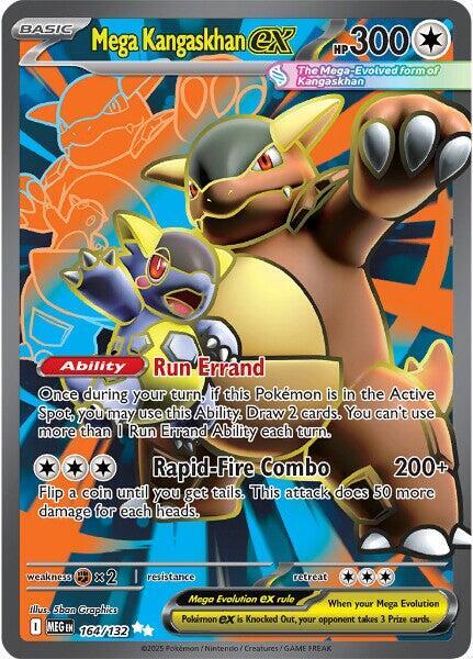 Pokemon Mega Kangaskhan ex 164/188 Mega Evolution