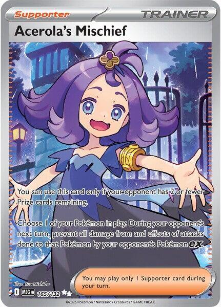Pokemon Acerola’s Mischief 165/188 Mega Evolution