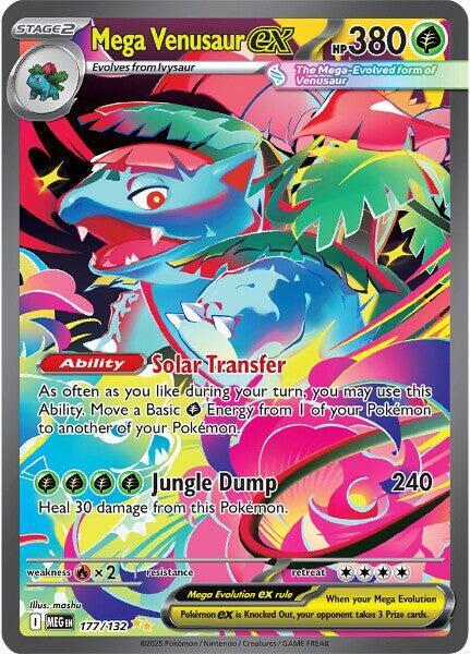 Pokemon Mega Venusaur ex 177/188 Mega Evolution