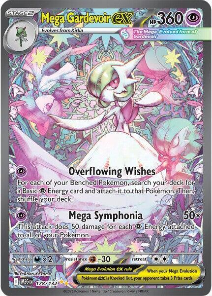 Pokemon Mega Gardevoir ex 178/188 Mega Evolution