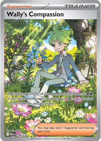 Pokemon Wally’s Compassion 186/188 Mega Evolution