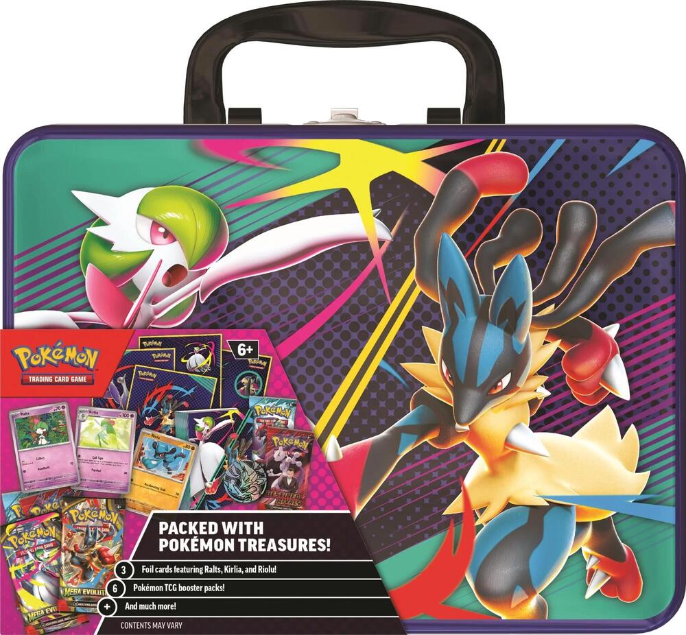Pokemon Fall 2025 Collector Chest Lucario/Gardevoir Lunch Box