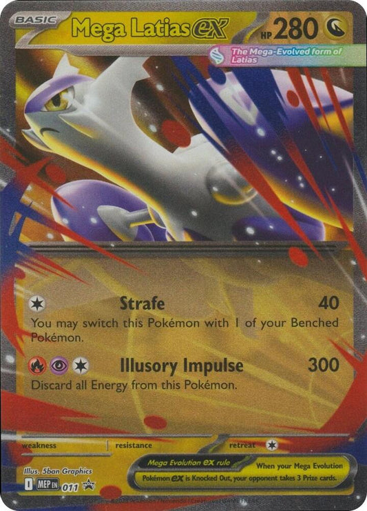Pokemon Mega Latias ex MEP011 Mega Evolution Promos