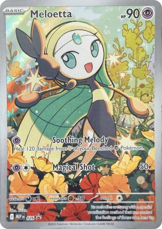 Pokemon Meloetta MEP26 Mega Evolution Promos