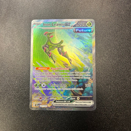 Pokemon TCG Iron Leaves ex 203/162 Temporal Forces