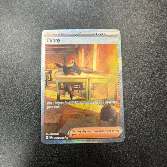 Pokemon TCG Penny Full Art 252/198 Scarlet Violet