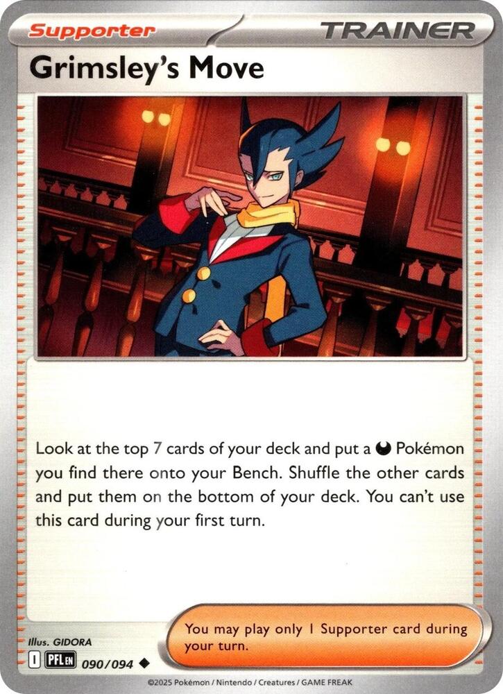 Pokemon Grimsley’s Move 090/094 Phantasmal Flames