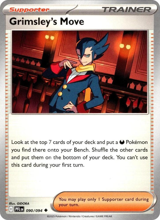 Pokemon Grimsley’s Move 090/094 Phantasmal Flames