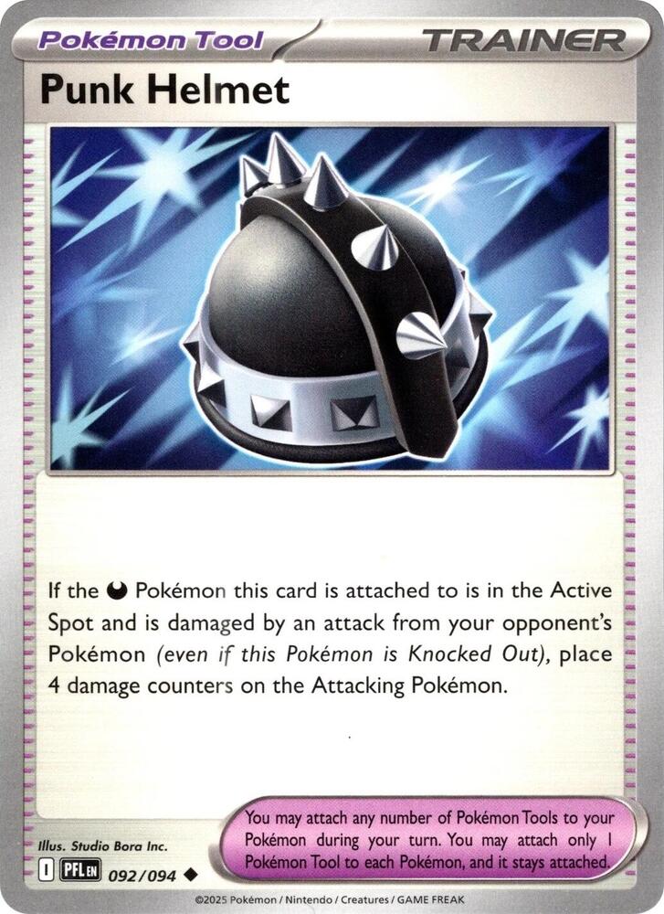 Pokemon Punk Helmet 092/094 Phantasmal Flames