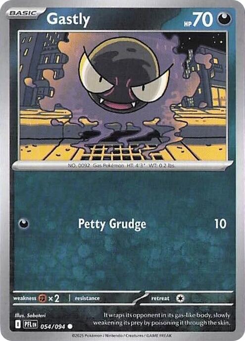 Pokemon Gastly 054/094 Phantasmal Flames