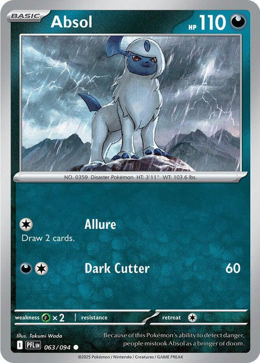 Pokemon Absol 063/094 Phantasmal Flames