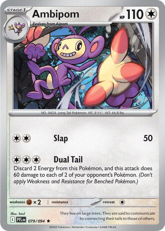 Pokemon Ambipom 079/094 Phantasmal Flames