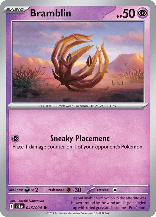 Pokemon Bramblin 046/094 Phantasmal Flames