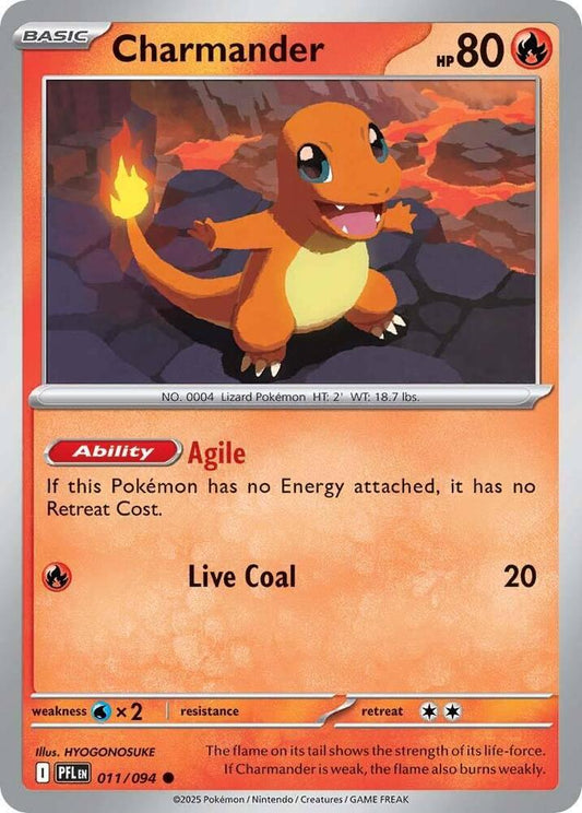 Pokemon Charmander 011/094 Phantasmal Flames