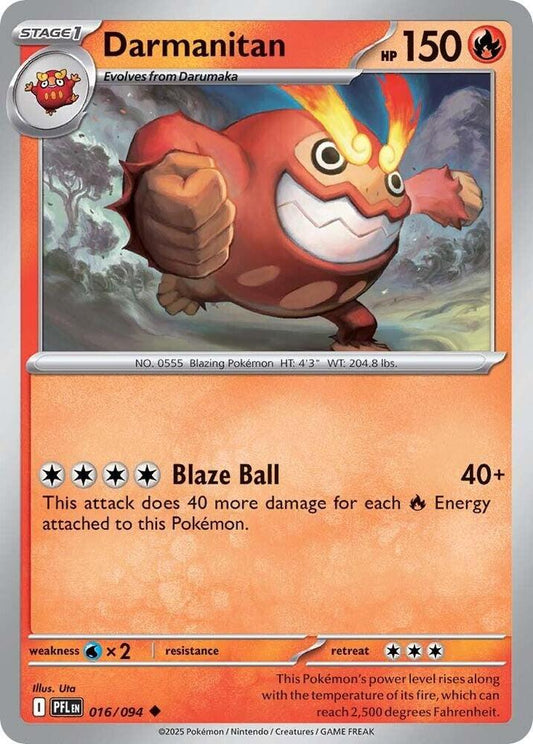 Pokemon Darmanitan 016/094 Phantasmal Flames
