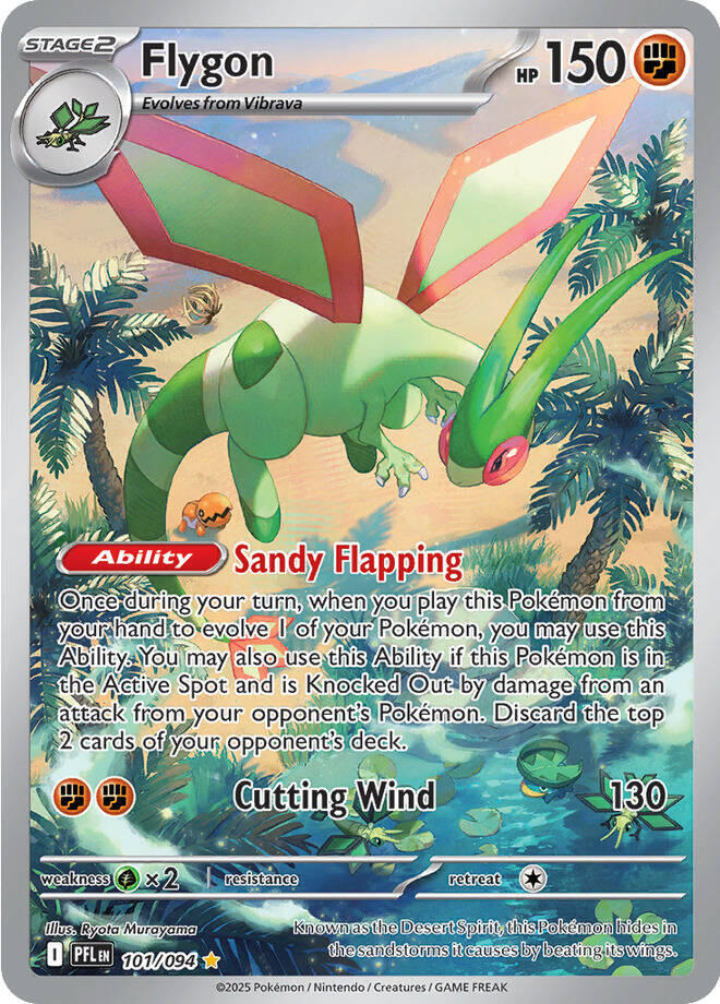 Pokemon Flygon 101/094 Phantasmal Flames