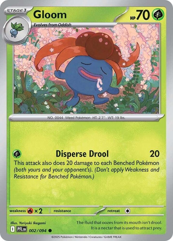 Pokemon Gloom 002/094 Phantasmal Flames