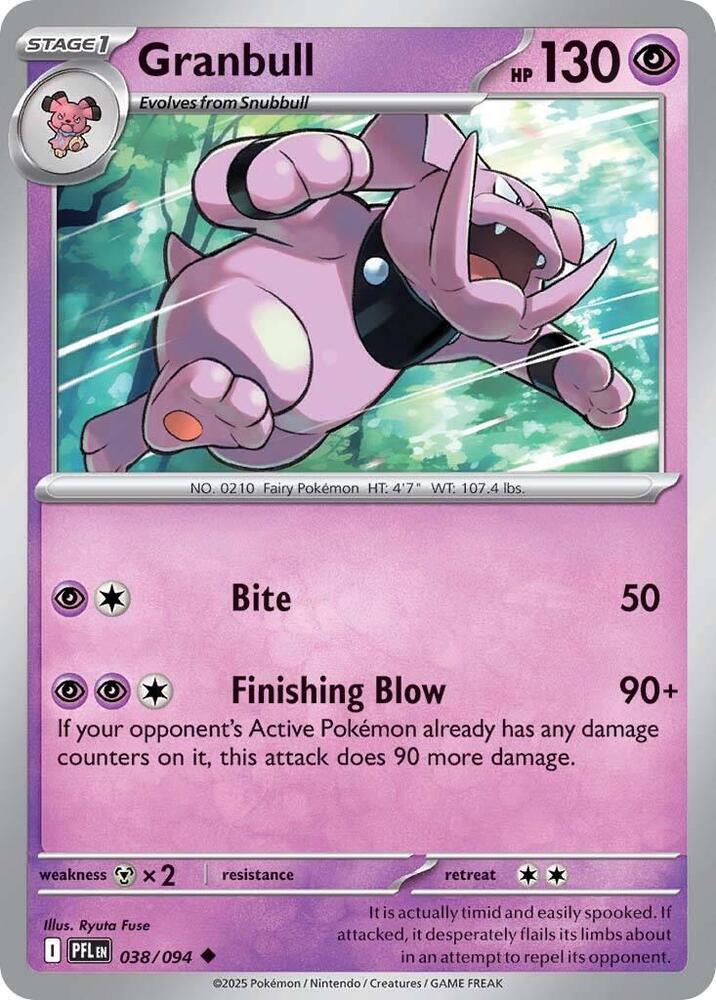Pokemon Granbull 038/094 Phantasmal Flames