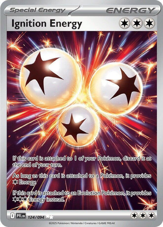 Pokemon Ignition Energy 124/094 Phantasmal Flames
