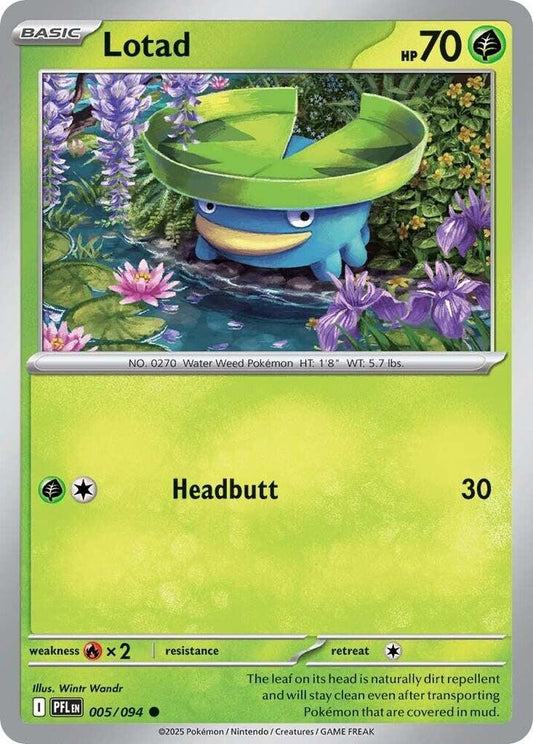 Pokemon Lotad 005/094 Phantasmal Flames