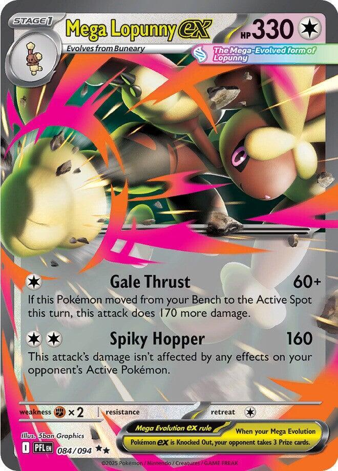 Pokemon Mega Lopunny ex 084/094 Phantasmal Flames