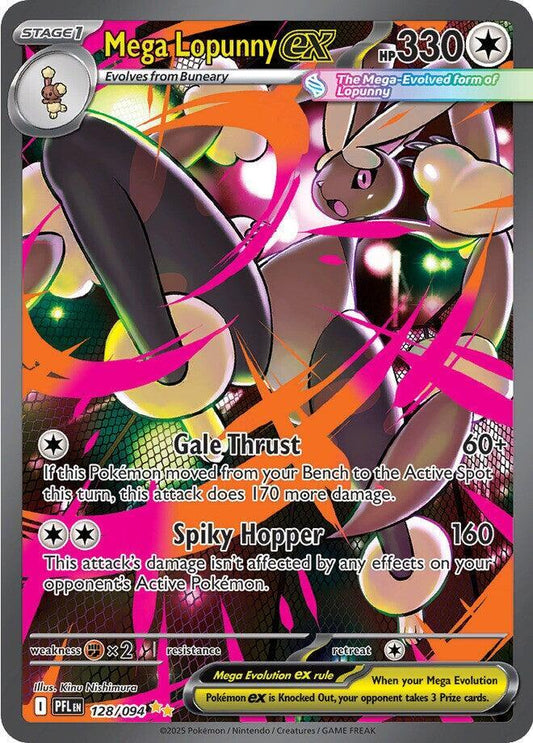 Pokemon Mega Lopunny ex 128/094 Phantasmal Flames