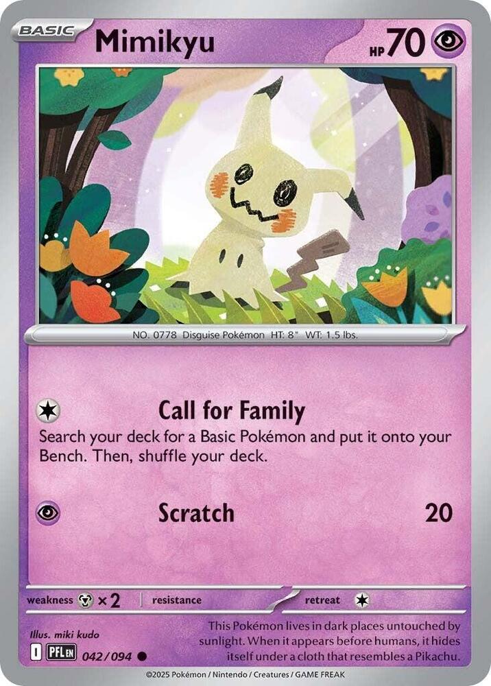 Pokemon Mimikyu 042/094 Phantasmal Flames