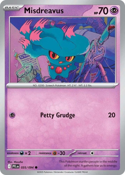Pokemon Misdreavus 035/094 Phantasmal Flames