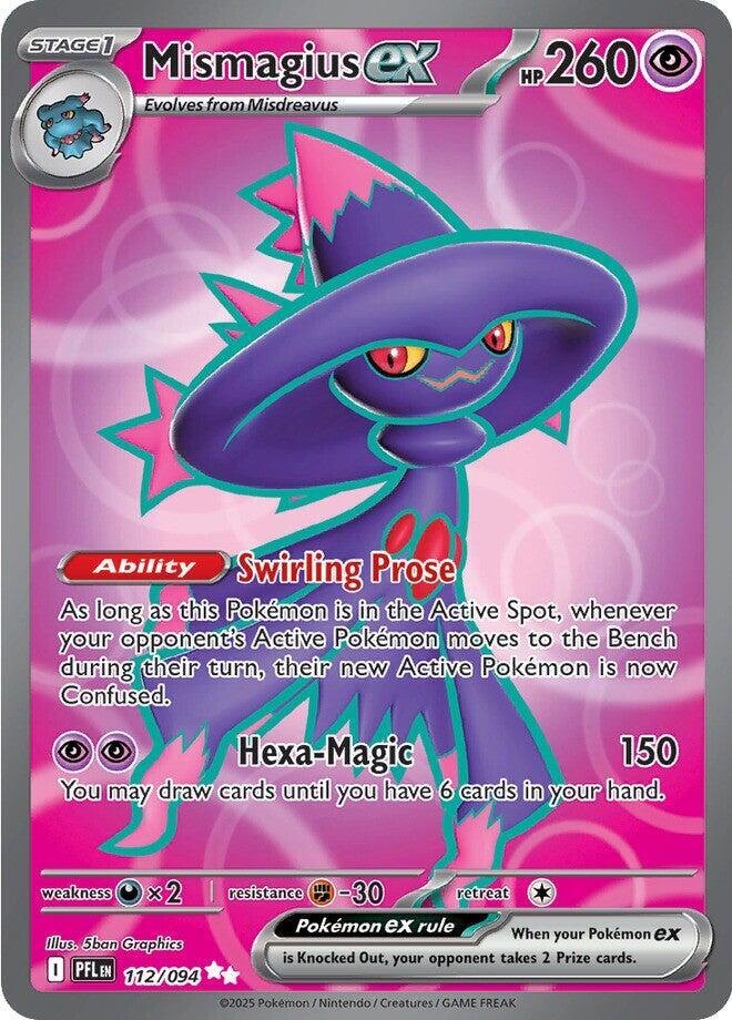 Pokemon Mismagius ex 112/094 Phantasmal Flames