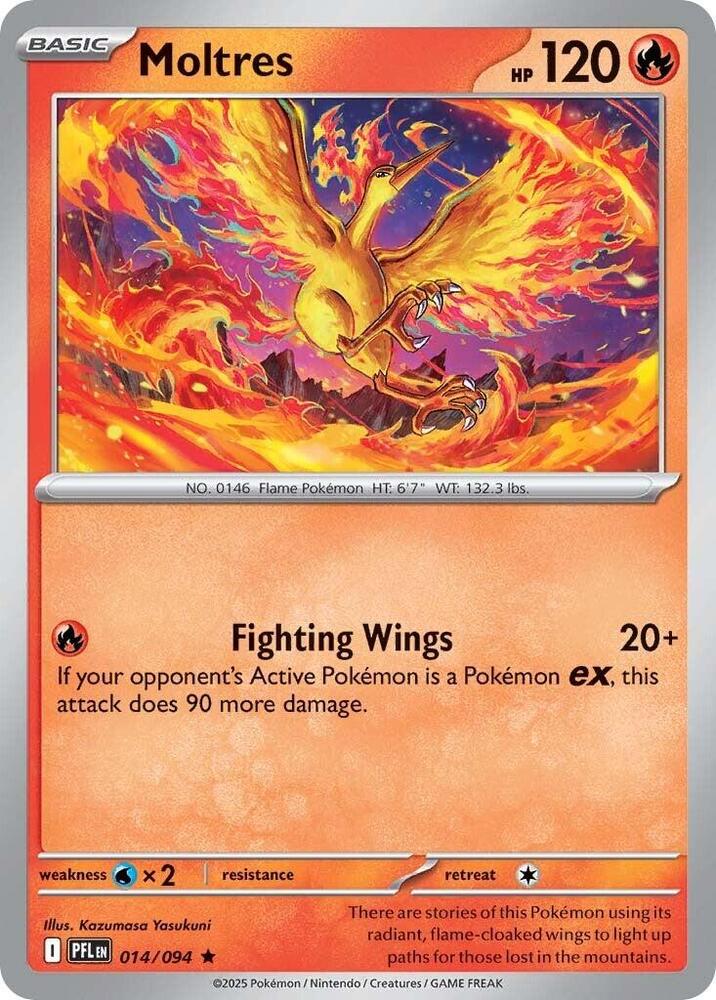Pokemon Moltres 014/094 Phantasmal Flames