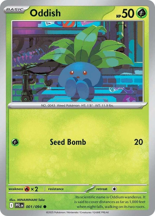 Pokemon Oddish 001/094 Phantasmal Flames