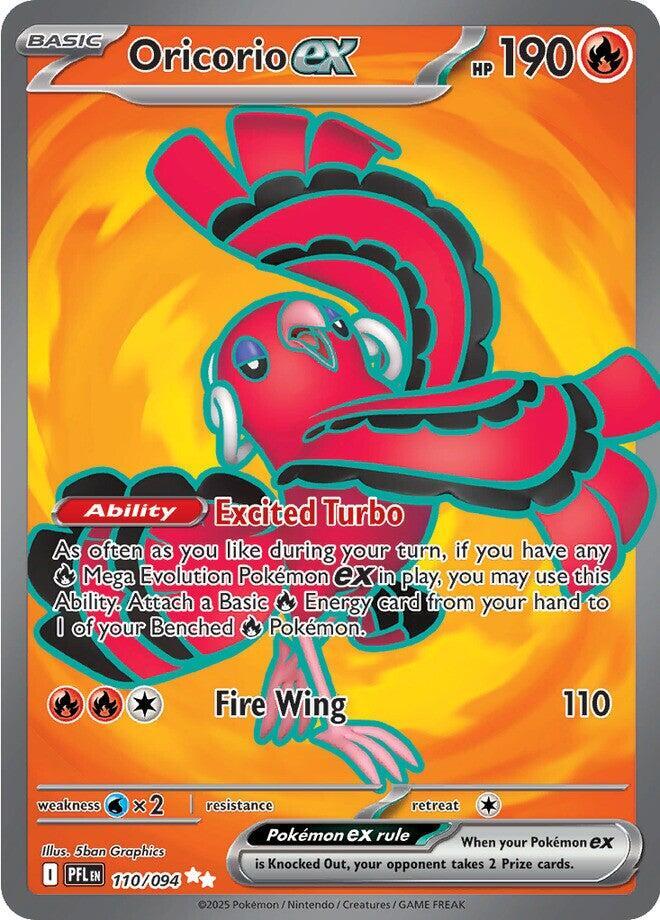 Pokemon Oricorio ex 110/094 Phantasmal Flames