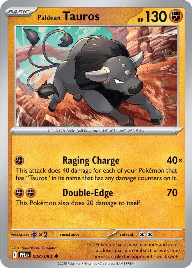 Pokemon Paldean Tauros 048/094 Phantasmal Flames