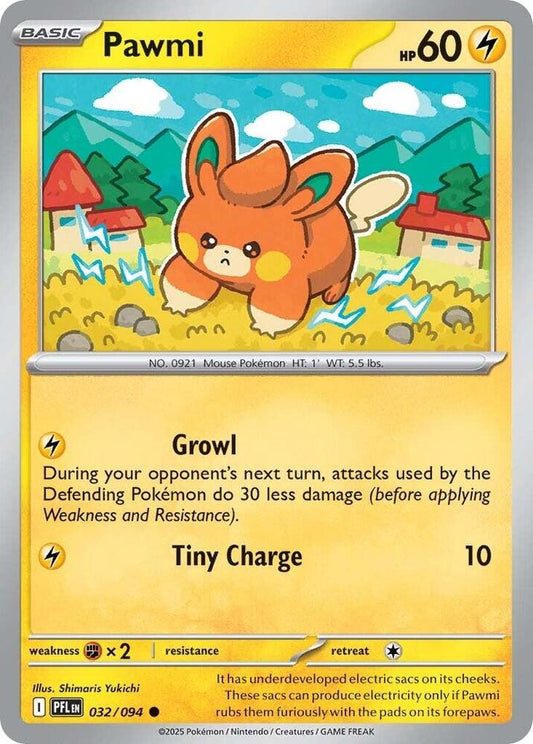 Pokemon Pawmi 032/094 Phantasmal Flames