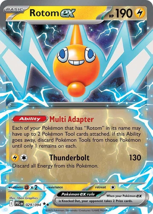 Pokemon Rotom ex 029/094 Phantasmal Flames