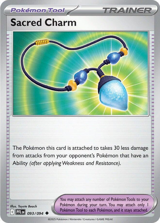 Pokemon Sacred Charm 093/094 Phantasmal Flames