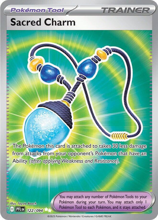 Pokemon Sacred Charm 122/094 Phantasmal Flames