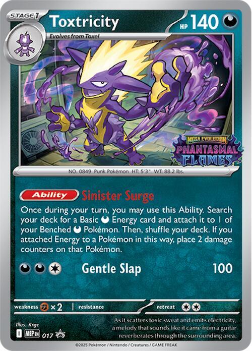 Pokemon Toxtricity MEP17 Mega Evolution Promos