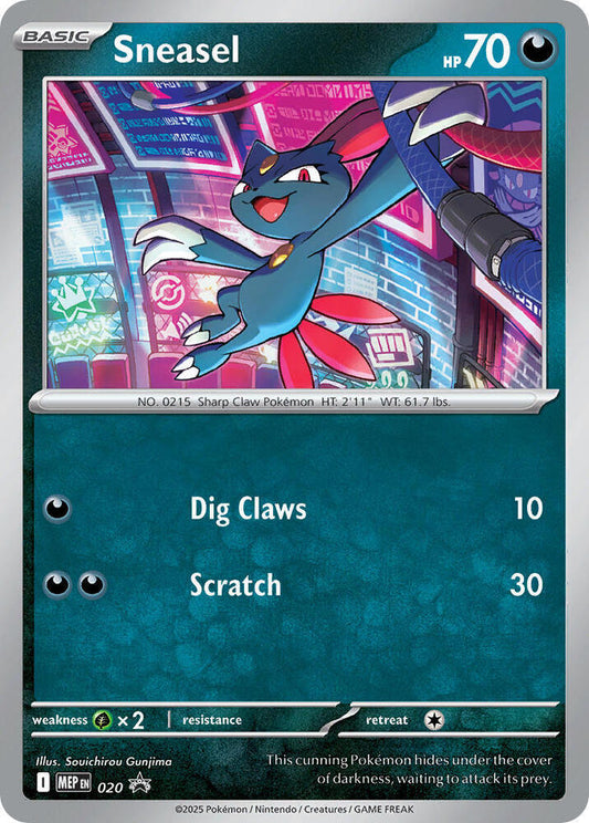 Pokemon Sneasel MEP20 Mega Evolution Promos