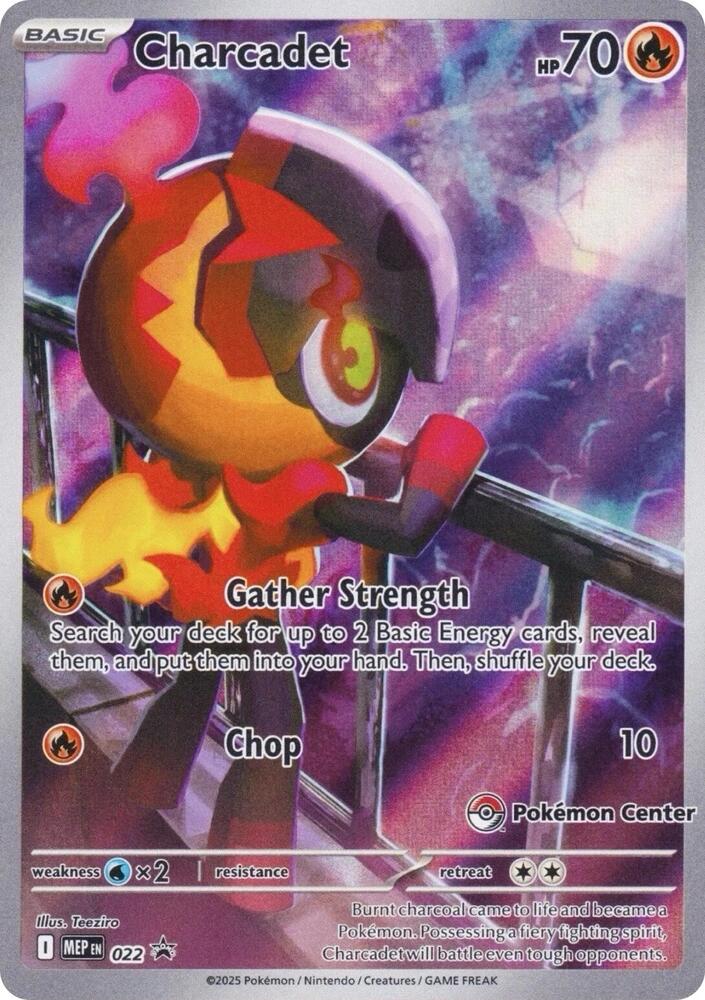 Pokemon Charcadet MEP22 Pokemon Center Mega Evolution Promos