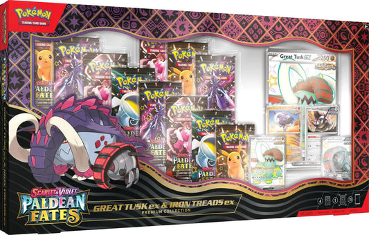 Pokemon Great Tusk ex & Iron Treads ex Premium Collection