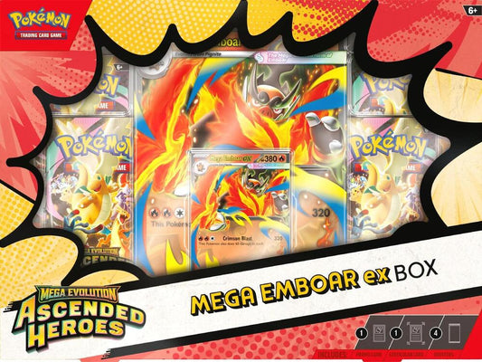 Pokemon Mega Emboar Ex Box