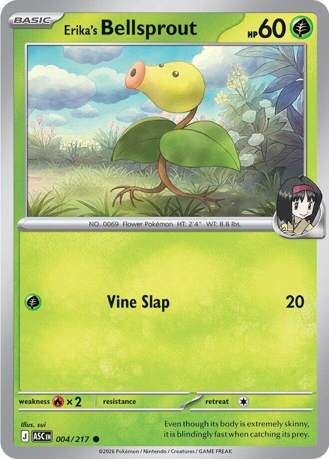 Pokemon Erika’s Bellsprout 4/217 Ascended Heroes