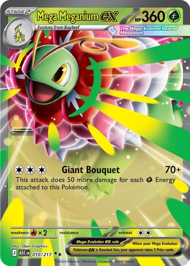 Pokemon Mega Meganium ex 10/217 Ascended Heroes