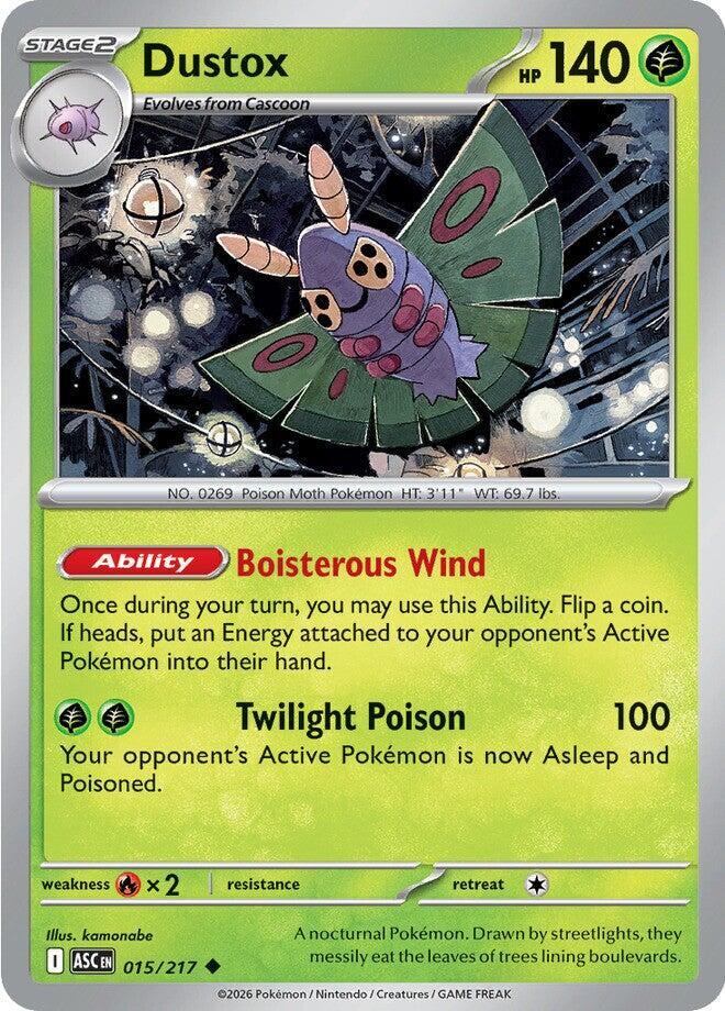 Pokemon Dustox 15/217 Ascended Heroes